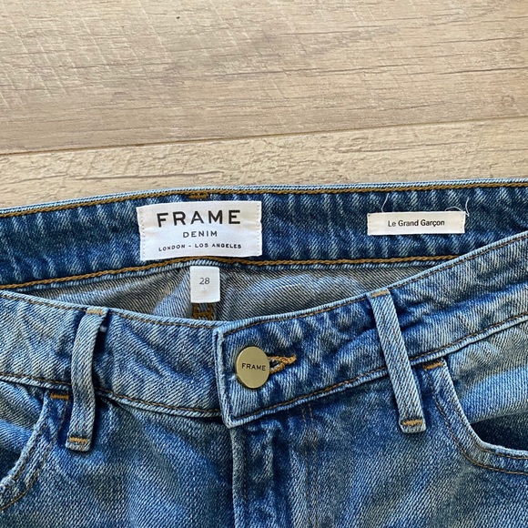 Frame Le Grand Carcon Jeans Wellsley 28 Relaxed - Picture 4 of 5